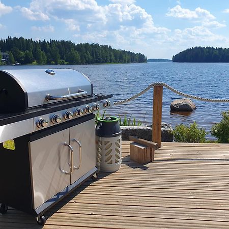 Stunning Log Cabin 45M2 On The Shore Of Kallavesi. Kuopio Exterior foto
