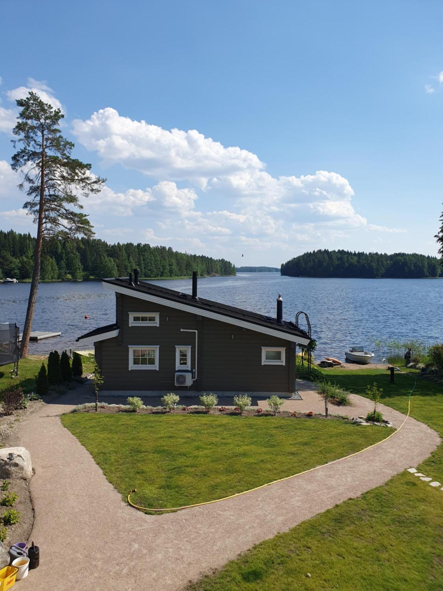 Stunning Log Cabin 45M2 On The Shore Of Kallavesi. Kuopio Exterior foto