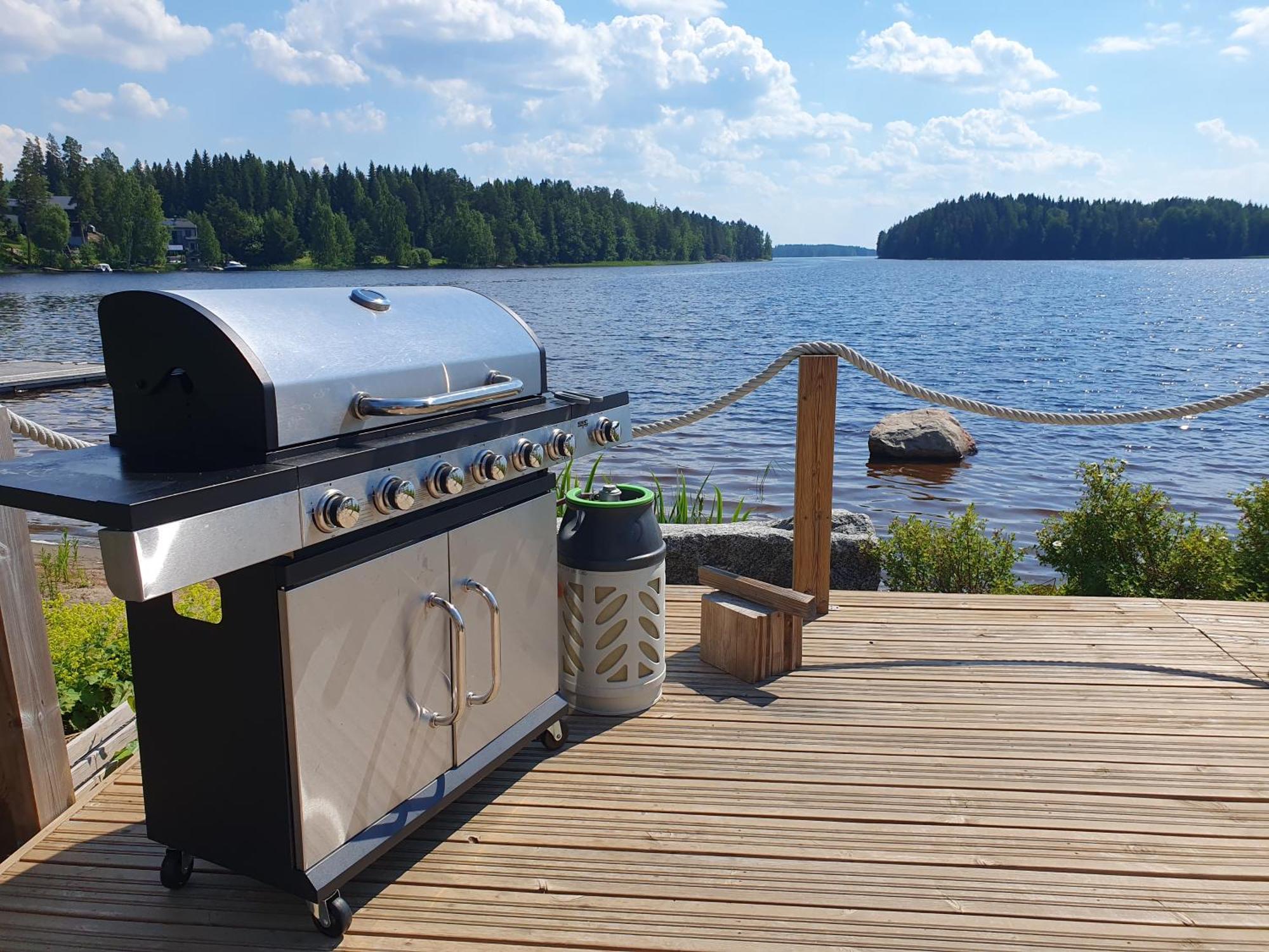 Stunning Log Cabin 45M2 On The Shore Of Kallavesi. Kuopio Exterior foto