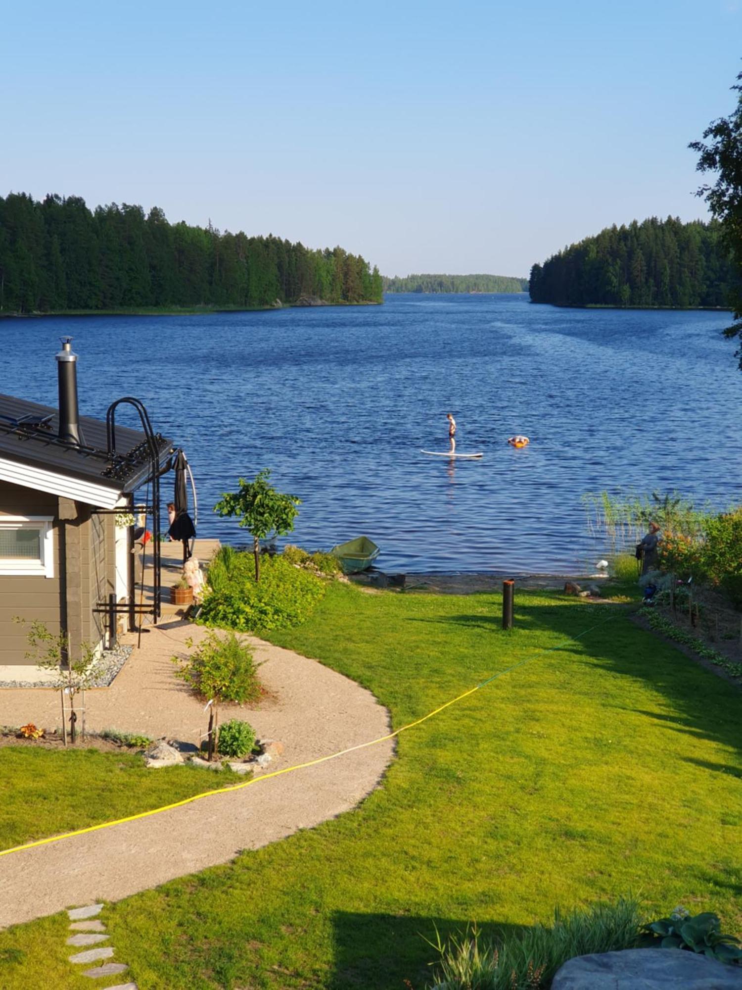 Stunning Log Cabin 45M2 On The Shore Of Kallavesi. Kuopio Exterior foto